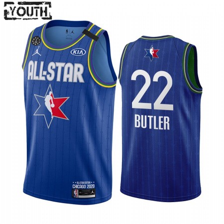 Barn Miami Heat Tröja Jimmy Butler 22 2020 All-Star Jordan Brand Blå Swingman